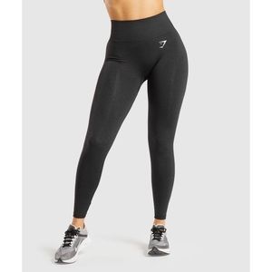 Gymshark Vital Seamless Black Marl Active Leggings
